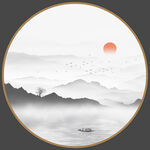 水墨画