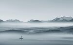 中国风大气客厅山水 TIF分层