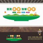 食堂餐厅文化墙