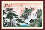 国画江山如画