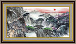 国画山水 