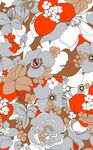 色块小碎花