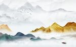 新中式背景墙