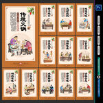 火锅展板