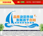 品质决定市场文化墙