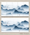 抽象山水画 