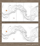 抽象山水画