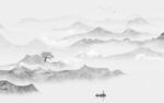 人气爆款新山水画 tif分层