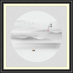 水墨山水画