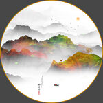 意境山水画