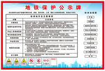 地铁保护公示牌