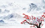 新中式背景墙
