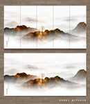 山水  