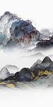 国画 新中式玄关画 TIF分层