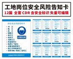 工地岗位安全风险告知卡