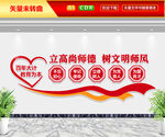 百年大计教育为本文化墙