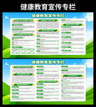 春夏健康教育社区宣传栏
