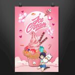 冰淇淋海报设计