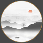 禅意山水画