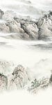 国画新现代画玄关 TIF分层