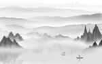 简约客厅新山水画 TIF分层