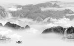 国画最新背景山水 TIF分层