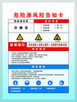 升降车危险源风险告知卡