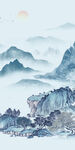 中国风大气玄关背景 TIF分层