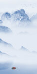 人气玄关框画山水 tif分层