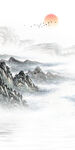 背景墙玄关高档山水 TIF分层