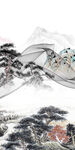 国画 最新山水玄关 TIF分层