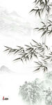 竹子 中式背景玄关 TIF分层