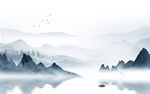 爆款新款别墅山水 tif分层