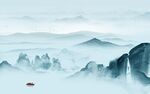 最新 别墅客厅山水 tif分层