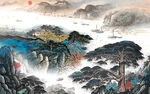 古风 中国风新山水 tif分层