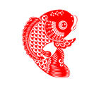 剪纸鱼