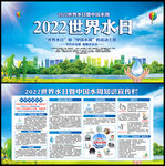 2022年世界水日展板