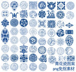 青花瓷纹理素材
