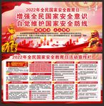 国家安全日展板
