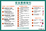 安全乘梯指引图