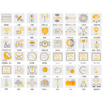 ICON图标标志线条创意线条