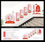 廉政楼梯文化墙