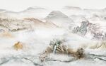 新中式背景墙