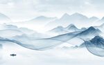 高档 高清背景山水 TIF分层