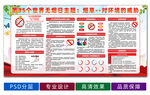 世界无烟日宣传展板