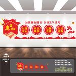 廉政文化墙展板