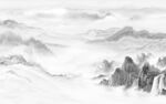 客厅背景高清山水 TIF分层