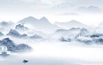 新中式新款客厅山水 TIF分层