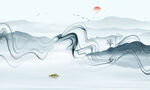 水墨山水画