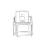 明式经典家具官帽椅